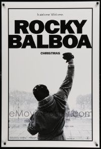 4k765 ROCKY BALBOA teaser DS 1sh '06 boxing, director & star Sylvester Stallone w/fist in air!