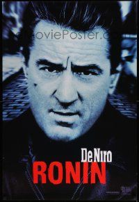 4k768 RONIN teaser 1sh '98 Jean Reno, cool close-up of Robert De Niro!