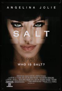 4k777 SALT DS 1sh '10 portrait of sexy Angelina Jolie in title role, Liev Schreiber!