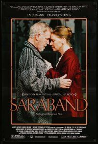 4k782 SARABAND 1sh '05 Liv Ullmann, Erland Josephson, Ingmar Bergman's last film!