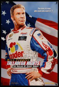 4k890 TALLADEGA NIGHTS THE BALLAD OF RICKY BOBBY teaser DS 1sh '06 NASCAR driver Will Ferrell!