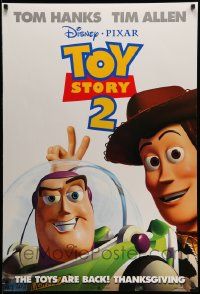 4k925 TOY STORY 2 advance DS 1sh '99 Woody, Buzz Lightyear, Disney and Pixar animated sequel!