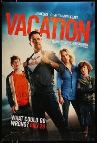 4k950 VACATION teaser DS 1sh '15 Ed Helms, Christina Applegate, Hemsworth, what could go wrong?