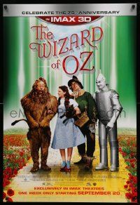 4k976 WIZARD OF OZ advance DS 1sh R13 Victor Fleming, Judy Garland all-time classic, rated G!