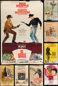 4m223 LOT OF 9 UNFOLDED 40X60S '60s great images from a variety of different movies!