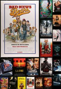 4m344 LOT OF 20 UNFOLDED MOSTLY DOUBLE-SIDED MOSTLY 27X40 ONE-SHEETS '90s-00s great movie images!