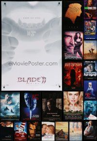4m289 LOT OF 35 UNFOLDED DOUBLE-SIDED 27X40 ONE-SHEETS '90s-00s great movie images!