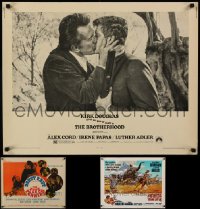 4m249 LOT OF 4 UNFOLDED HALF-SHEETS '50s-60s great images from a variety of movies!