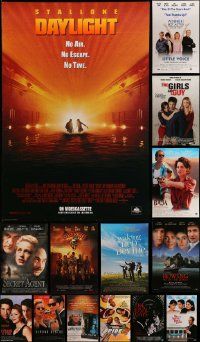 4m414 LOT OF 17 UNFOLDED SINGLE-SIDED VIDEO POSTERS '80s-90s a variety of movie images!