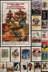 4m117 LOT OF 85 FOLDED ONE-SHEETS '70s-90s great images from a variety of different movies!