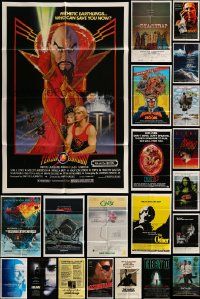 4m155 LOT OF 31 FOLDED ONE-SHEETS '70s-80s great images from a variety of different movies!