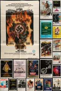 4m118 LOT OF 84 FOLDED ONE-SHEETS '70s-80s great images from a variety of different movies!