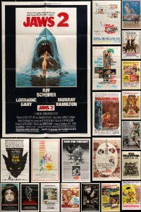 4m157 LOT OF 26 FOLDED ONE-SHEETS '60s-80s great images from a variety of different movies!
