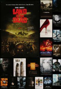 4m348 LOT OF 20 UNFOLDED DOUBLE-SIDED 27X40 MOSTLY HORROR/SCI-FI ONE-SHEETS '00s-10s cool!
