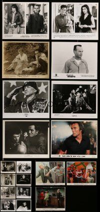 4m177 LOT OF 19 1950s-1990s 8x10 STILLS '50s-90s great scenes from a variety of different movies!