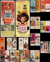 4m254 LOT OF 27 MOSTLY UNFOLDED INSERTS '50s-60s great images from a variety of different movies!