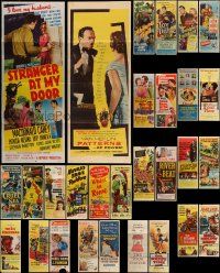 4m259 LOT OF 29 FORMERLY FOLDED INSERTS '40s-50s images from a variety of different movies!