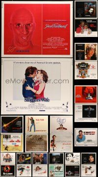 4m238 LOT OF 31 UNFOLDED HALF-SHEETS '70s-80s great images from a variety of movies!
