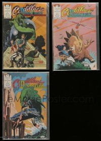 4m041 LOT OF 3 CADILLACS AND DINOSAURS COMIC BOOKS '91 Epic Comics art by Mark Schultz!