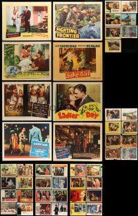 4m082 LOT OF 47 LOBBY CARDS '20s-90s great scenes from a variety of different movies!