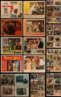 4m078 LOT OF 52 LOBBY CARDS '30s-80s great scenes from a variety of different movies!