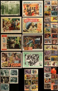 4m077 LOT OF 53 LOBBY CARDS '20s-60s great scenes from a variety of different movies!