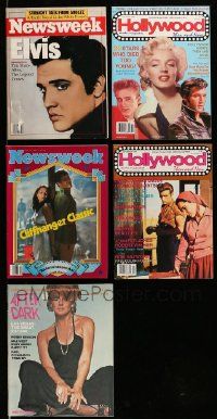 4m059 LOT OF 5 MAGAZINES '70s-80s Elvis, Marilyn Monroe, James Dean, Indiana Jones, Ann-Margret!