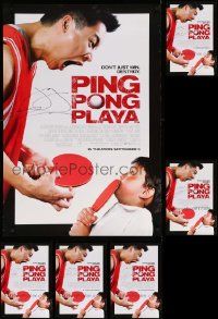 4m401 LOT OF 6 UNFOLDED SIGNED PING PONG PLAYA ONE-SHEETS '07 autographed by director Jessica Yu!