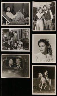 4m182 LOT OF 6 YVONNE DE CARLO 8X10 STILLS '40s-50s candids, portraits & movie scenes!