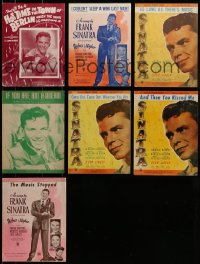 4m020 LOT OF 7 FRANK SINATRA SHEET MUSIC '40s Hot Time in the Town of Berlin & more songs!