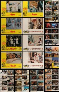 4m068 LOT OF 85 LOBBY CARDS '60s-80s incomplete sets from a variety of different movies!
