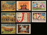 4m190 LOT OF 8 POSTCARDS '00s cool full-color artwork from non-U.S. movie posters!