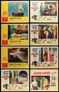 4m108 LOT OF 9 JERRY LEWIS LOBBY CARDS '60s The Errand Boy, Rock-a-Bye Baby, It's Only Money!