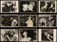 4m189 LOT OF 9 POSTCARDS '80s great movie scenes & candid images of directors!