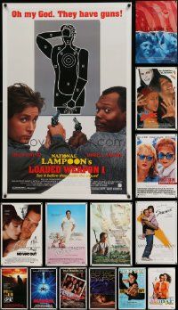 4m384 LOT OF 16 UNFOLDED SINGLE-SIDED 27X41 ONE-SHEETS '80s-90s a variety of movie images!