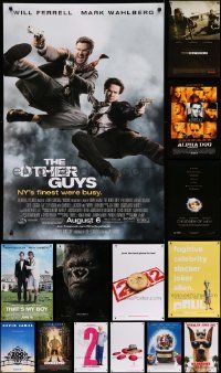 4m358 LOT OF 19 UNFOLDED DOUBLE-SIDED 27X40 MOSTLY COMEDY ONE-SHEETS '00s-10s great movie images!