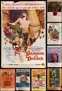 4m224 LOT OF 8 UNFOLDED 40X60S '60s-70s great images from a variety of different movies!