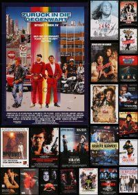 4m031 LOT OF 28 FOLDED GERMAN A1 POSTERS '80s-90s great images from a variety of movies!