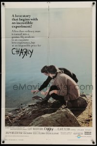 4p140 CHARLY 1sh '68 super low IQ Cliff Robertson is turned into a genius and back again!