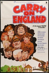 4p133 CARRY ON ENGLAND English 1sh '76 the biggest bang of the war, wacky military sex art!