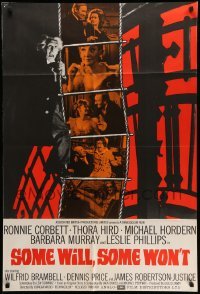 4p817 SOME WILL, SOME WON'T English 1sh '70 Ronnie Corbett, Thora Hird, cool art and images!
