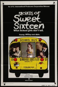 4p762 SECRETS OF SWEET SIXTEEN 1sh '74 what young, willing and able school girls don't tell!