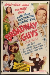 4p814 SO THIS IS NEW YORK 1sh R53 Henry Morgan the Madman of Radio, Rudy Vallee, Dona Drake