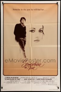 4p820 SOMEWHERE IN TIME 1sh '80 Christopher Reeve, Jane Seymour, cult classic!