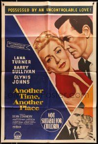 4r231 ANOTHER TIME ANOTHER PLACE Aust 1sh '58 Turner has an affair with young Sean Connery!
