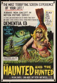 4r239 DEMENTIA 13 Aust 1sh '63 Francis Ford Coppola, Roger Corman, The Haunted & the Hunted!