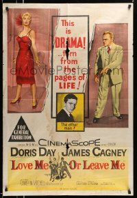 4r255 LOVE ME OR LEAVE ME Aust 1sh '55 sexy Doris Day as famed Ruth Etting, James Cagney!