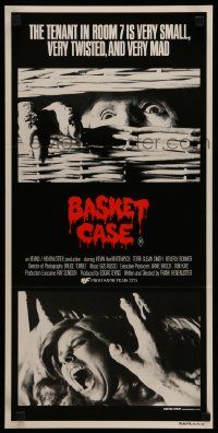 4r271 BASKET CASE Aust daybill '82 the tenant in room 7 is very small, very twisted & VERY mad!