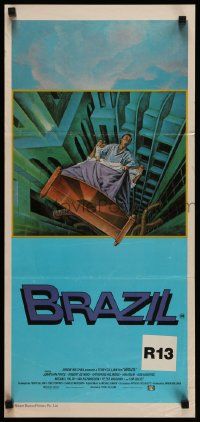 4r277 BRAZIL Aust daybill '85 Terry Gilliam directed, Jonathan Pryce, Robert De Niro!