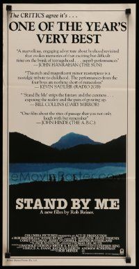 4r428 STAND BY ME Aust daybill '86 Rob Reiner directed, River Phoenix & Corey Feldman!